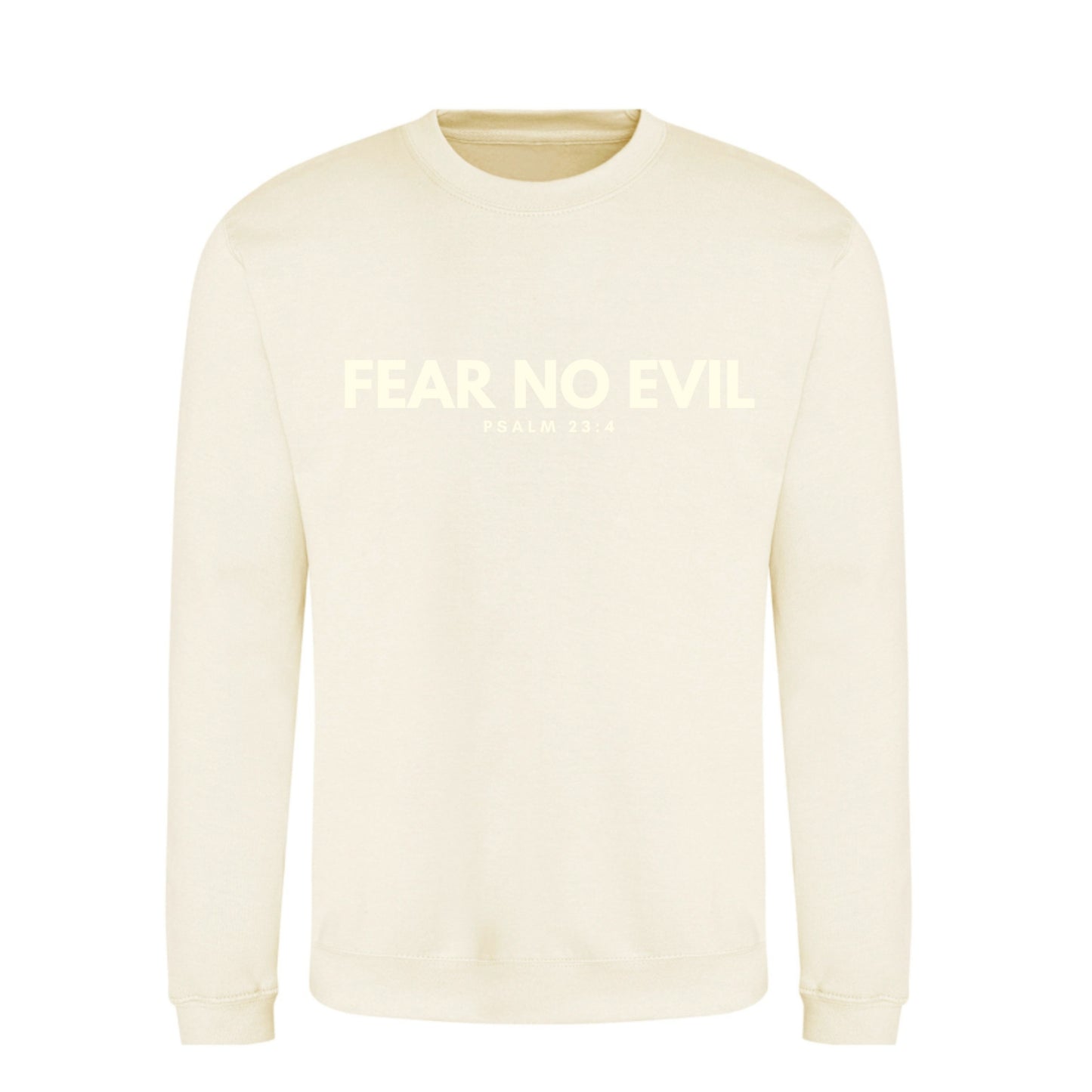 Fear No Evil Crew Neck *Cream*