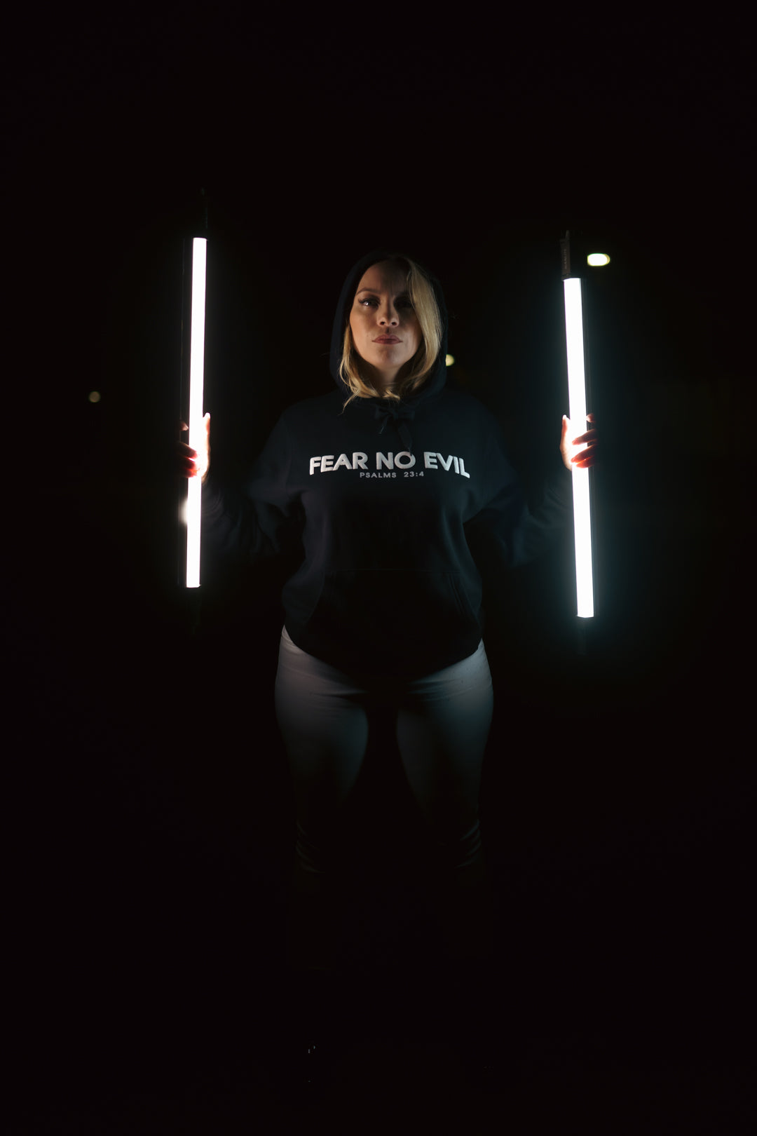 Fear No Evil Puff Print Hoodie