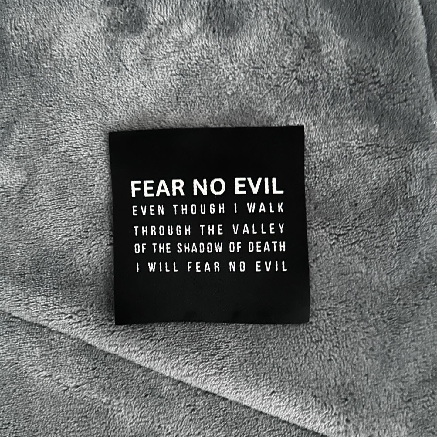 Woven Label Fear No Evil Tees