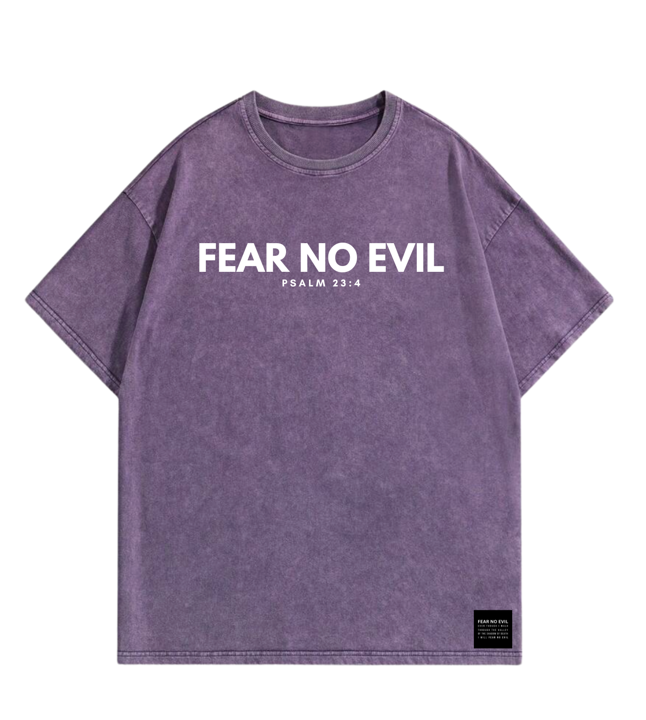 Woven Label Fear No Evil Tees