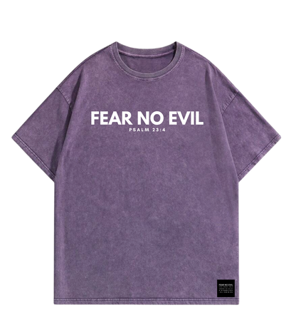 Woven Label Fear No Evil Tees