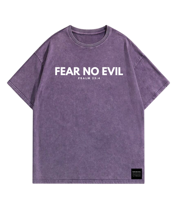 Woven Label Fear No Evil Tees