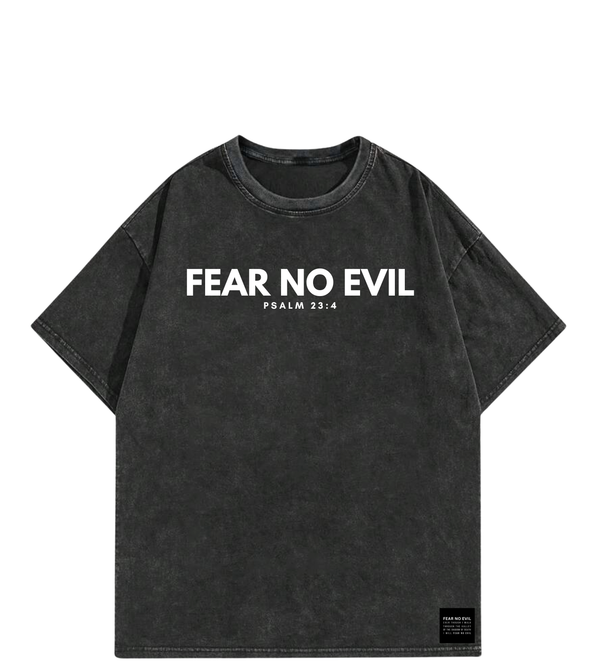 Woven Label Fear No Evil Tees