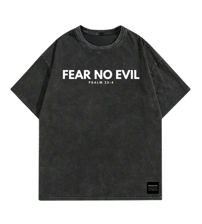 Woven Label Fear No Evil Tees