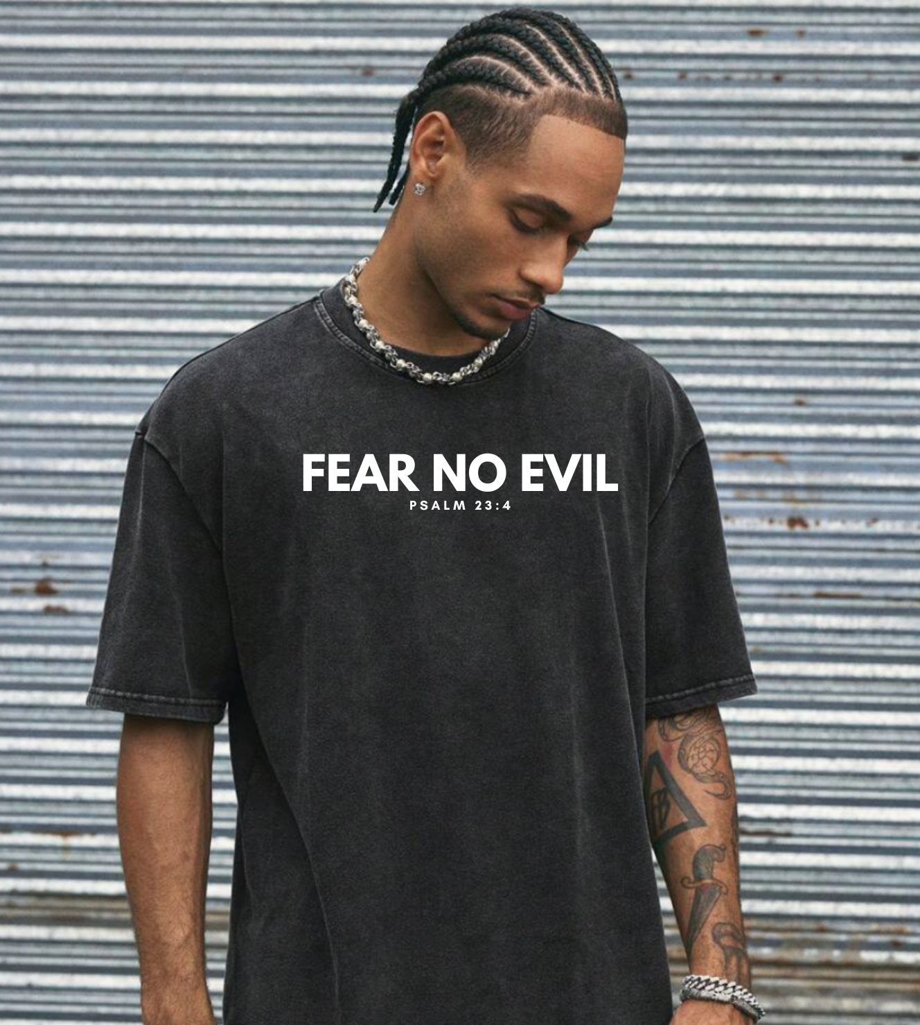 Fear No Evil T-Shirt (Back Print)