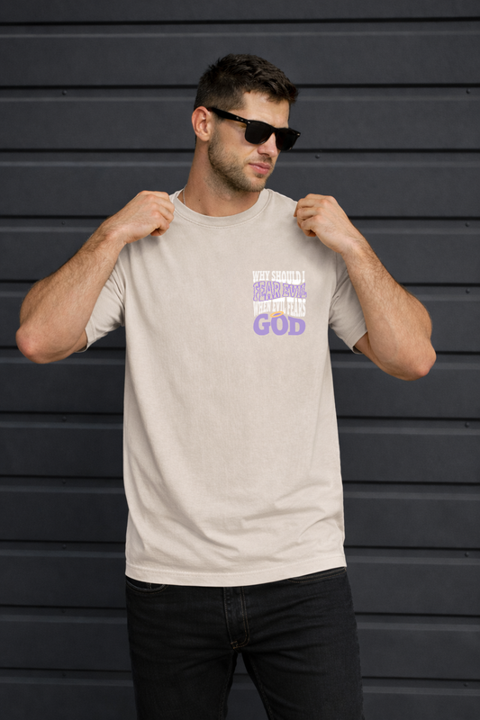 Evil Fears God Back Print Tee