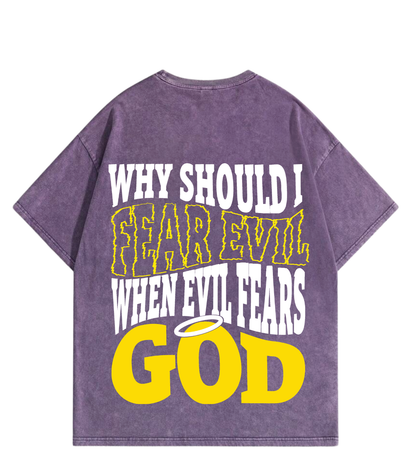 Evil Fears GOD T-Shirt (Back Print)