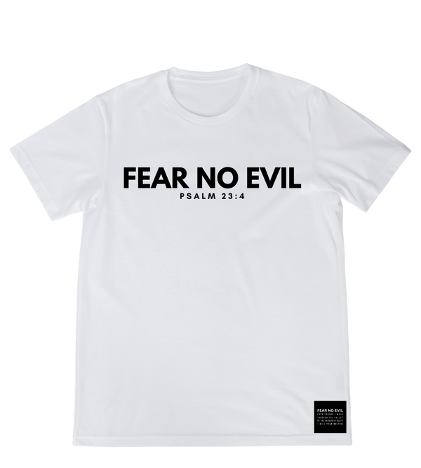 Woven Label Fear No Evil Tees